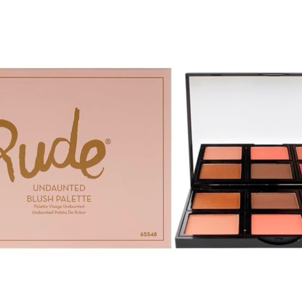 🌼🌼3 for$15🌼🌼
New In Box: Rude Undaunted Face Palette with mirror